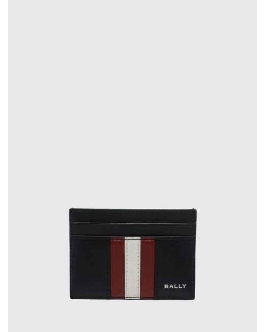 Bally White Calf Leather Card Holder for men