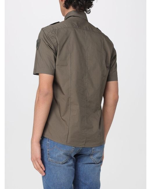 Blauer Gray Casual Cotton Shirt for men