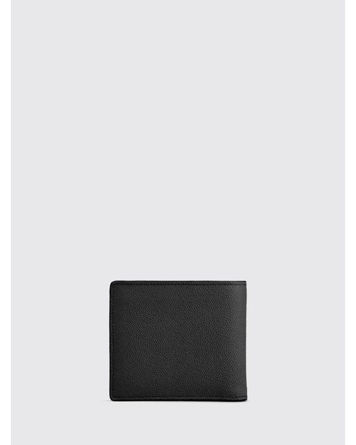 Tod's White T Timeless Grained Leather Wallet for men