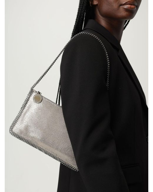 Stella McCartney Gray Schultertasche Damen