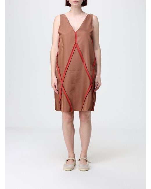 MM6 by Maison Margiela White Cupro Blend Mini Dress