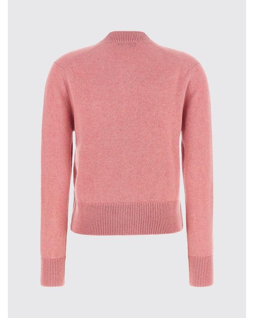 Maison Kitsuné Red Maison KitsunÉ Chillax Fox Logo Patch Merino Wool Cardigan