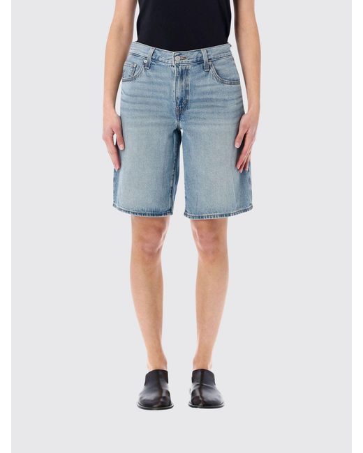 Levi's Blue Cotton Shorts