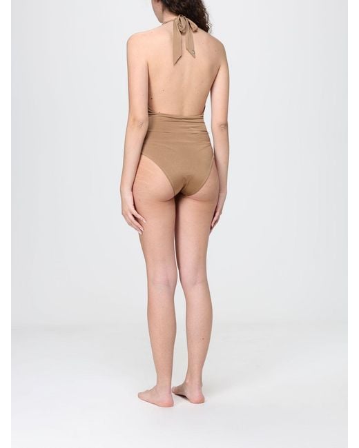 Max Mara Natural Swimsuit Camel