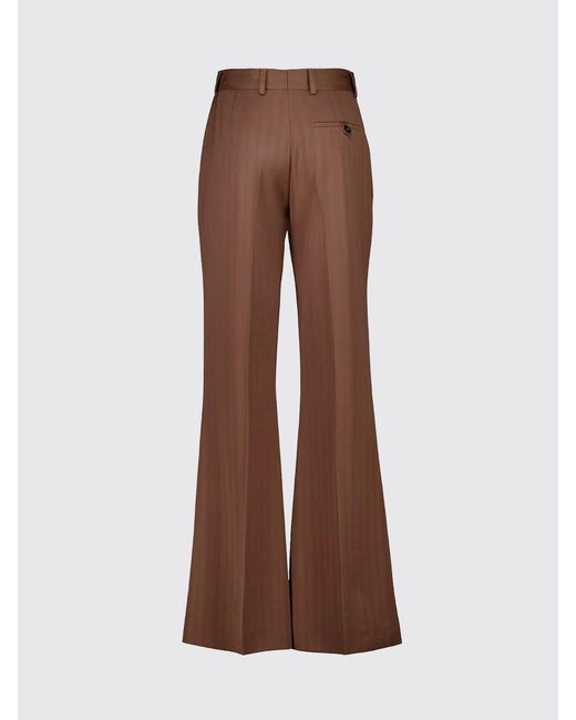 Stella McCartney Brown Wool Trousers