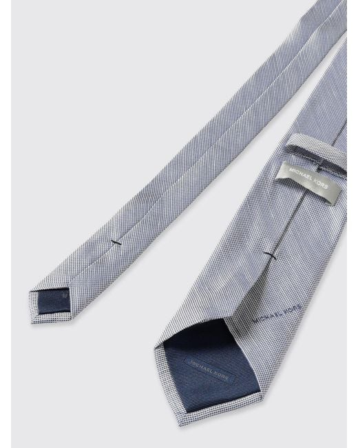 Michael Kors White Silk Tie for men