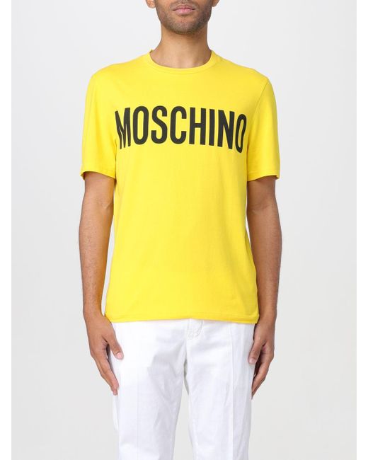 Moschino Couture Yellow T-shirt for men