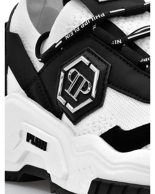Philipp Plein White Low-Top Sneakers for men