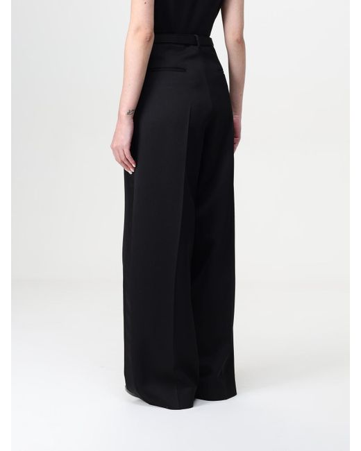 Jil Sander Black Wide Leg Highwaisted Trousers