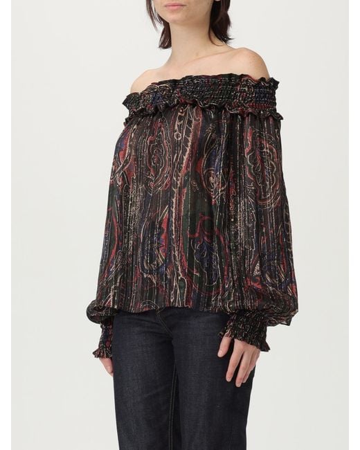 Saint Laurent Black Blouses