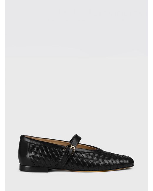 Doucal's White Woven Nappa Ballerinas