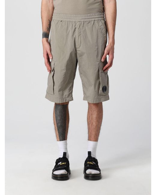C.P. Company Short in Green for Men | Lyst