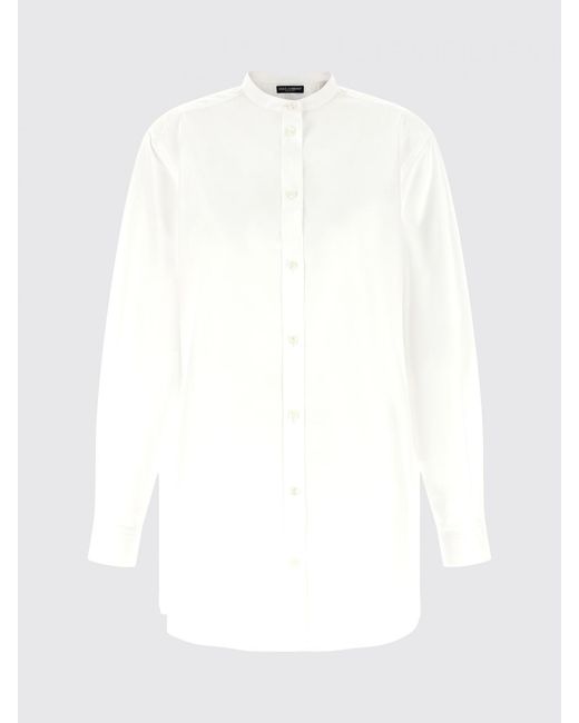 Dolce & Gabbana White Dolce &Amp Gabbana Cotton And Silk Shirt