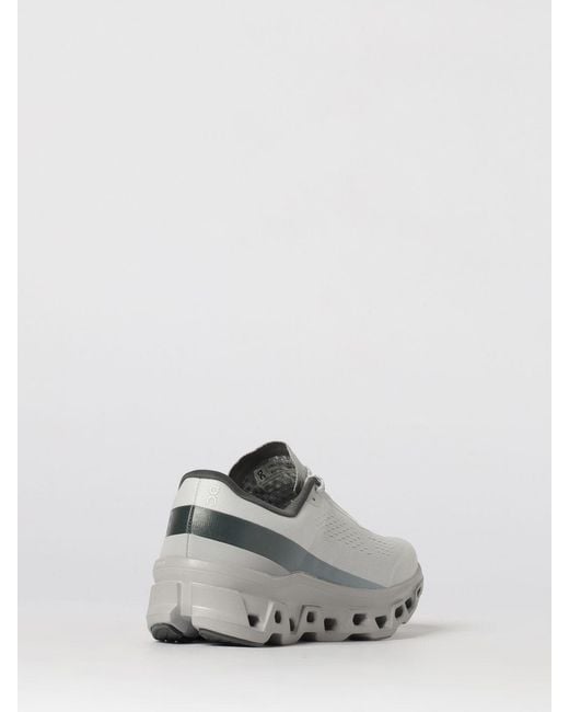 On Shoes White Cloudmonster 1 Mesh Sneakers On for men