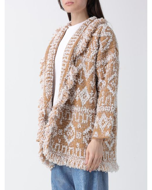 Alanui Natural Jacquard Robe Cardigan