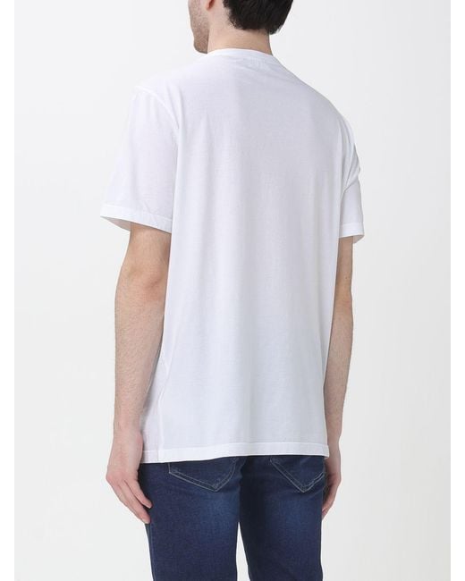 Dondup White Basic Cotton T-Shirt for men