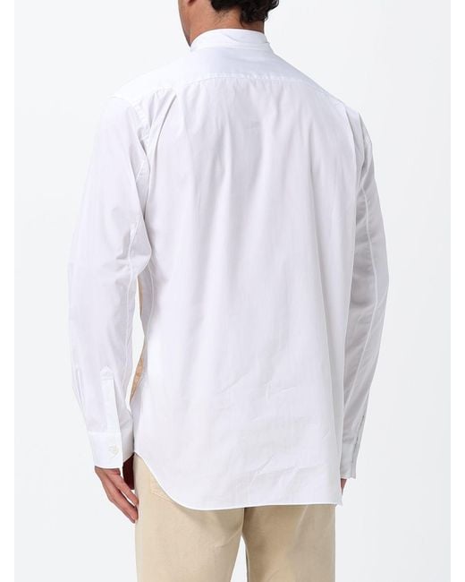 Comme des Garçons White Comme Des Gar&Ccedil	Ons Floral Print Cotton Shirt for men