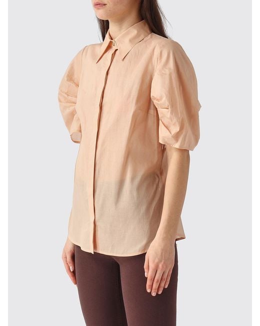 Elisabetta Franchi Natural Cotton Shirt