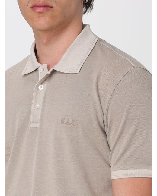 Woolrich Natural Polo Shirt for men