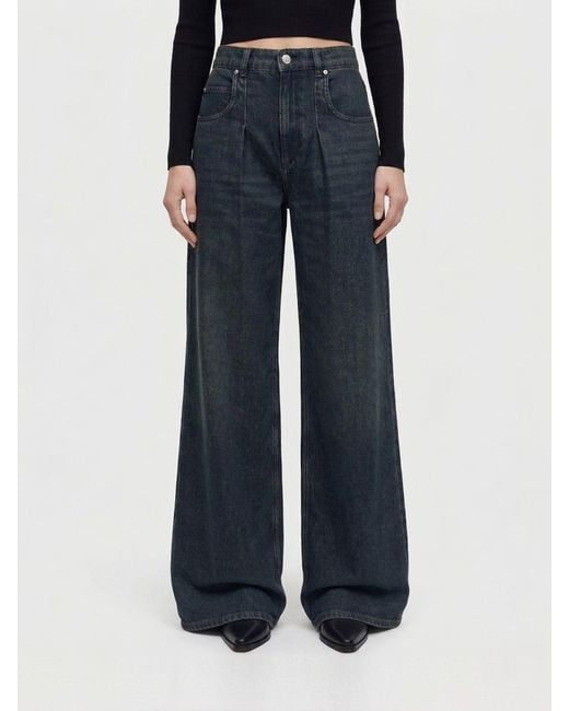 Isabel Marant Blue Denim Flare Jeans
