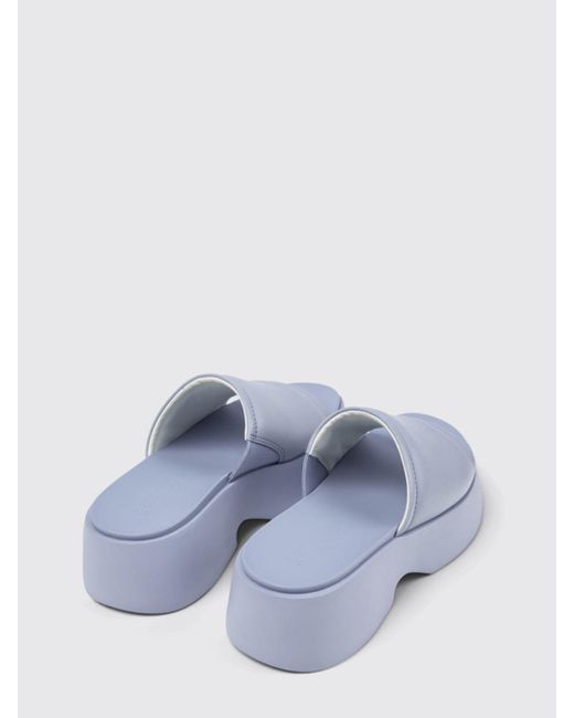 Camper Blue Flat Sandals