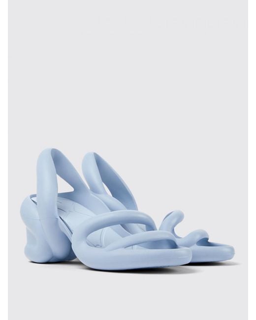 Camper Blue Heeled Sandals
