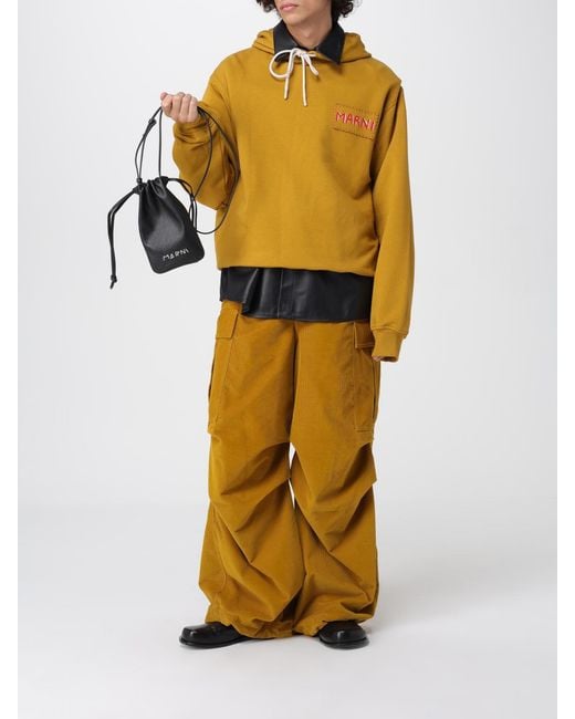 Marni Yellow Trousers for men