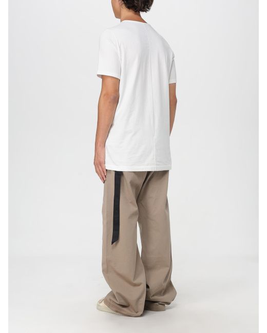 Camiseta Hombre Rick Owens de hombre de color White