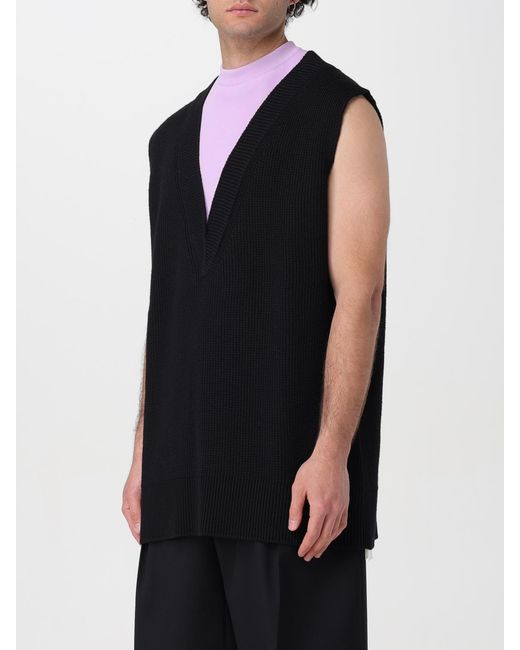 Chaleco Hombre Jil Sander de hombre de color Black