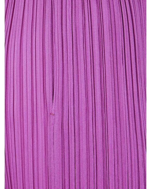 Pleats Please Issey Miyake Purple Pants