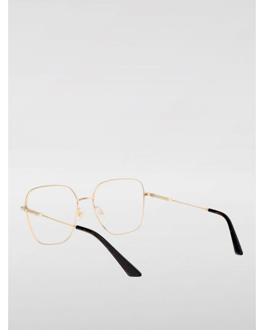 Jimmy Choo White 0Jc3008 Metal Eyeglasses With Set Rhinestones