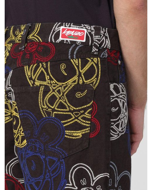 KENZO Brown Trousers for men