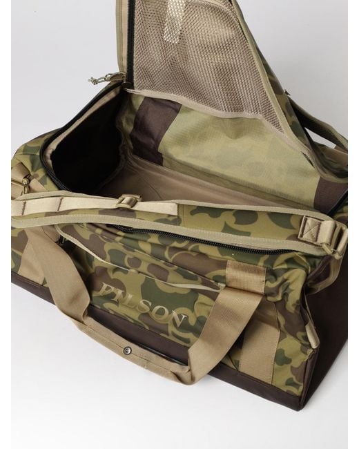 Filson Green Ripstop Nylon Scout 50L Duffle Bag for men