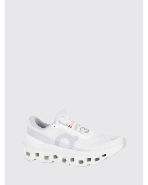 On Shoes White Cloudmonster 1 Mesh Sneakers On