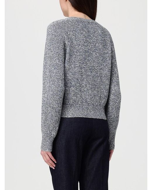 Cardigan Basic di Kangra in Gray