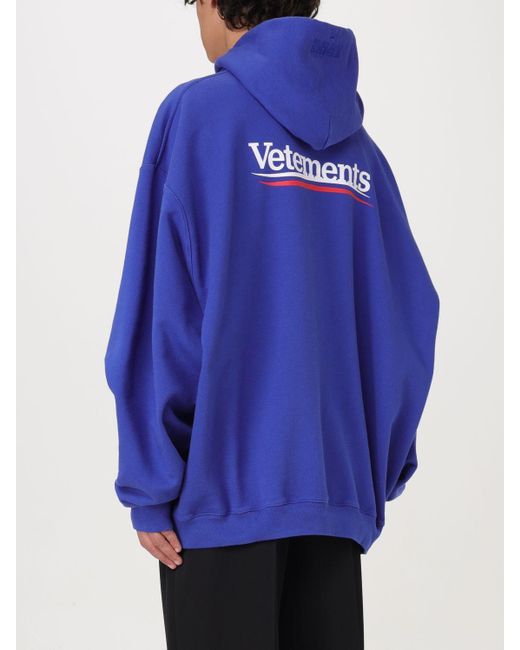 Vetements Blue Sweatshirt for men