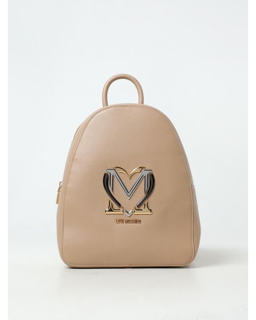 Love Moschino Natural Love Backpack Zip Closure
