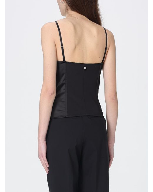 Liu Jo Black Polyester Corset Top