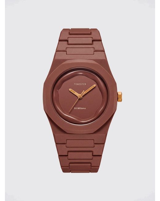 D1 Milano Red Limited Edition Black_01 X Tonester Cursed By Milano Polycarbonate Watch for men