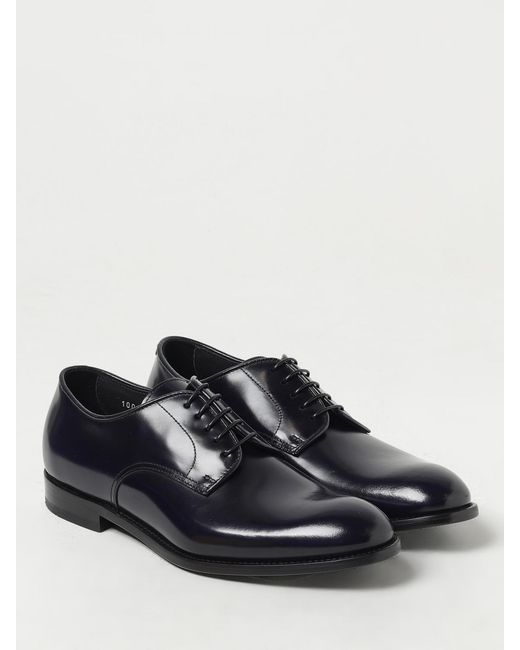 Doucal's Blue Brogue Shoes for men