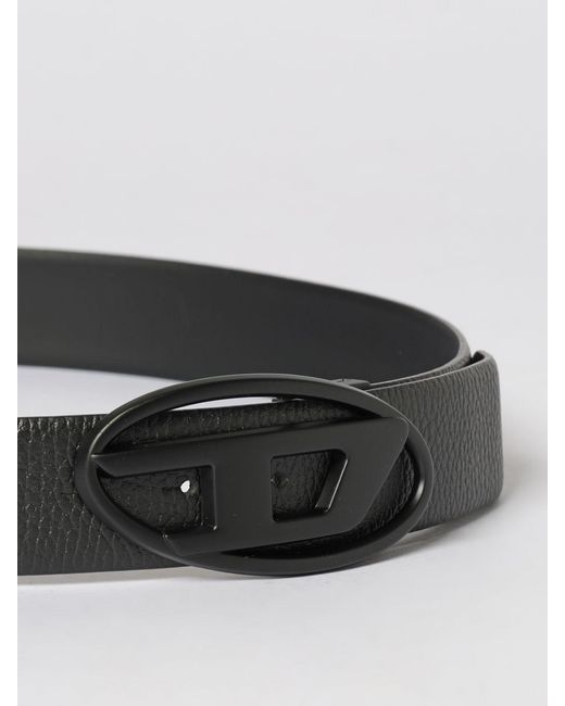 DIESEL White B-1Dr Rev Ii Reversible Leather Belt