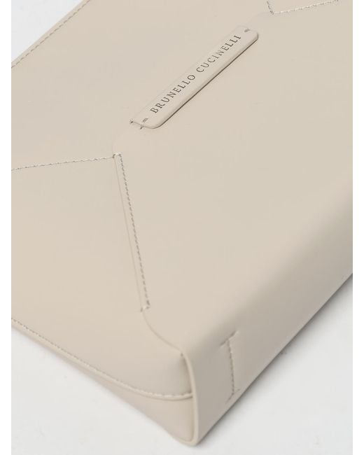 Brunello Cucinelli Natural Shoulder Bag
