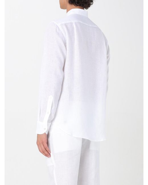 Kampos White Classic Linen Shirt for men