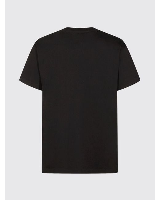 Vivienne Westwood Black Cotton T-Shirt With Logo for men