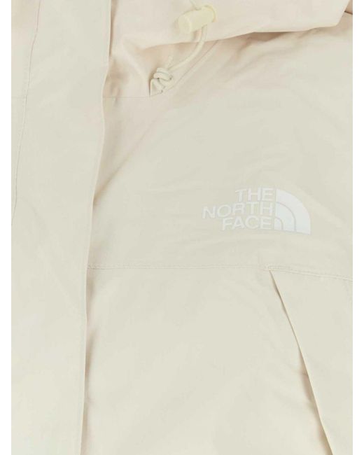 The North Face Natural Antora Hooded Dryvent Technical Fabric Windbreaker Jacket