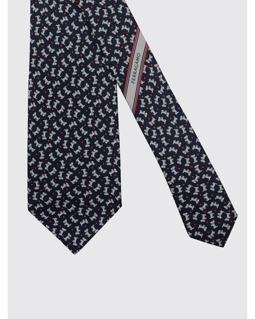 Ferragamo Blue Tie for men