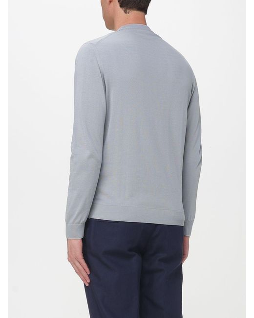 Eleventy Blue Basic Crew-Neck Top for men