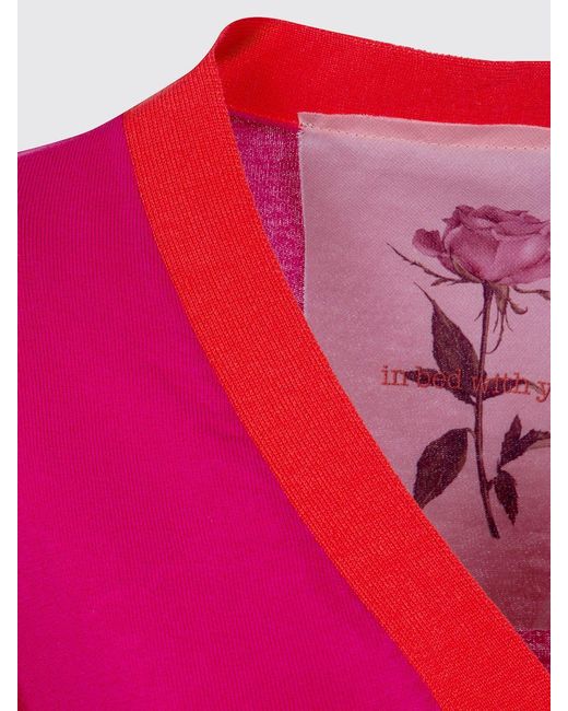 In bed with You Red Cotton Blend Cardigan