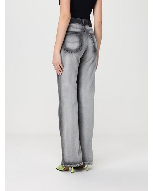 DIESEL Gray D-Macro Denim Jeans