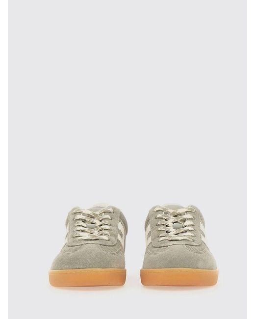 Hogan Green Cool Embossed Suede Sneakers